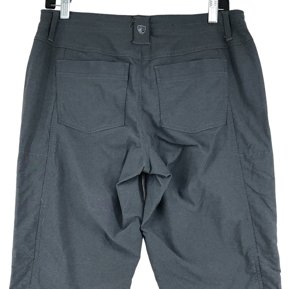 Kuhl Womens Size 8R Grey Zip Thigh Pocket Outdoor Adventure Pants Stretch - Picture 6 of 15